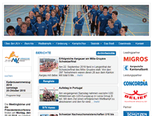 Tablet Screenshot of alv-athletics.ch